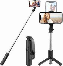 Foldable selfie stick with led tight