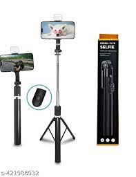 Foldable selfie stick with led tight